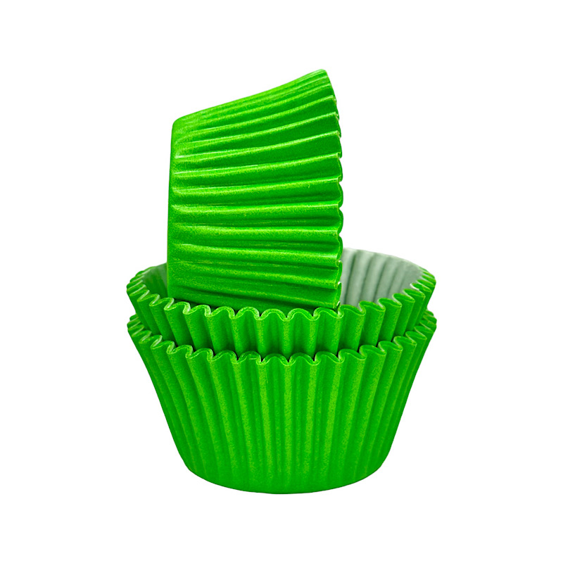 CCBS7922 - Solid Lime Green Muffin Case x 180